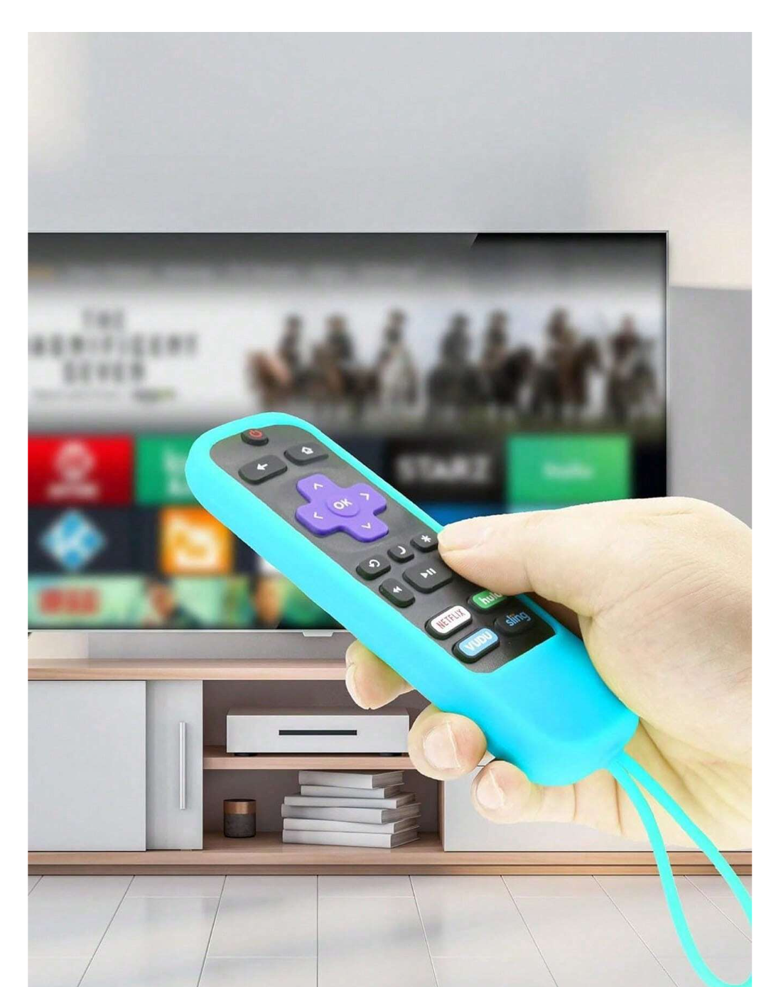 Colorful Protection: Shock-Absorbing Silicone TV Remote Cover Set.