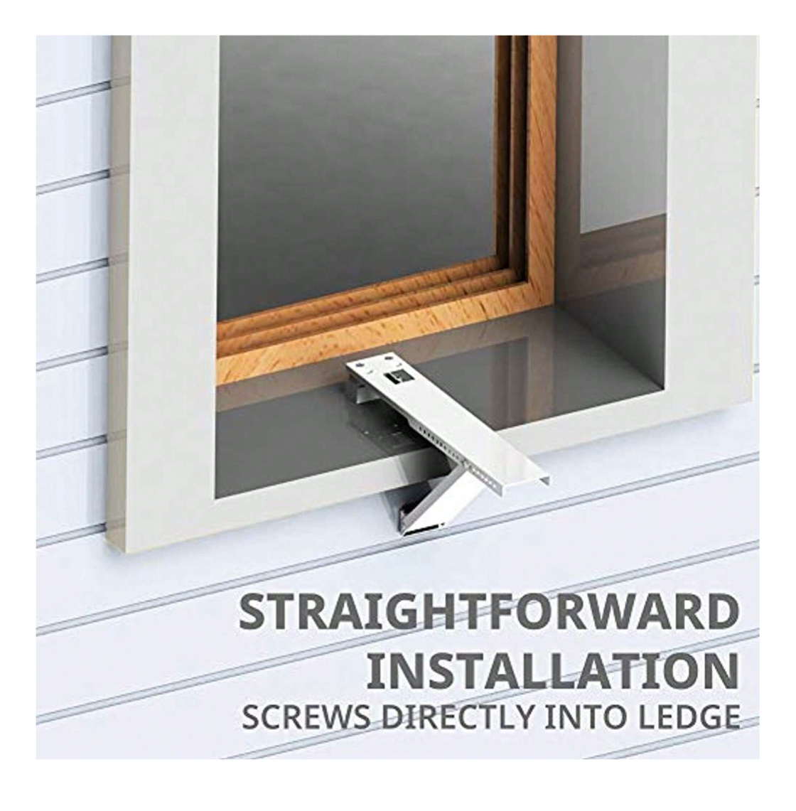 Stay Cool and Secure: IVATION Universal AC Support Bracket - Easy Installation, Adjustable, and Reliable!