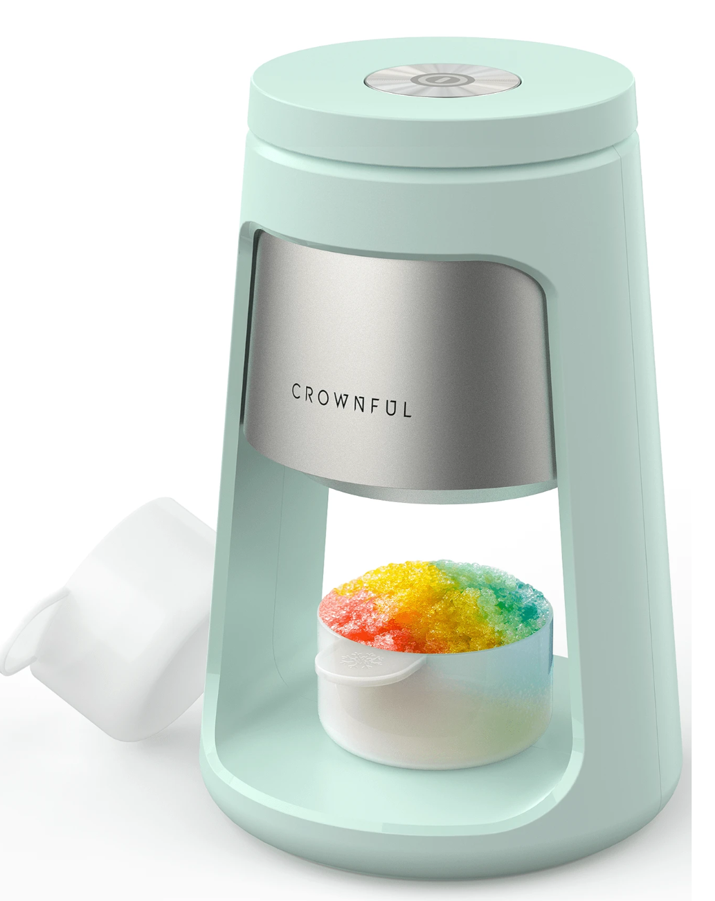 Frosty Elegance: Enhance Your Shaved Ice Experience with CROWNFUL Ice Cups Accessory!