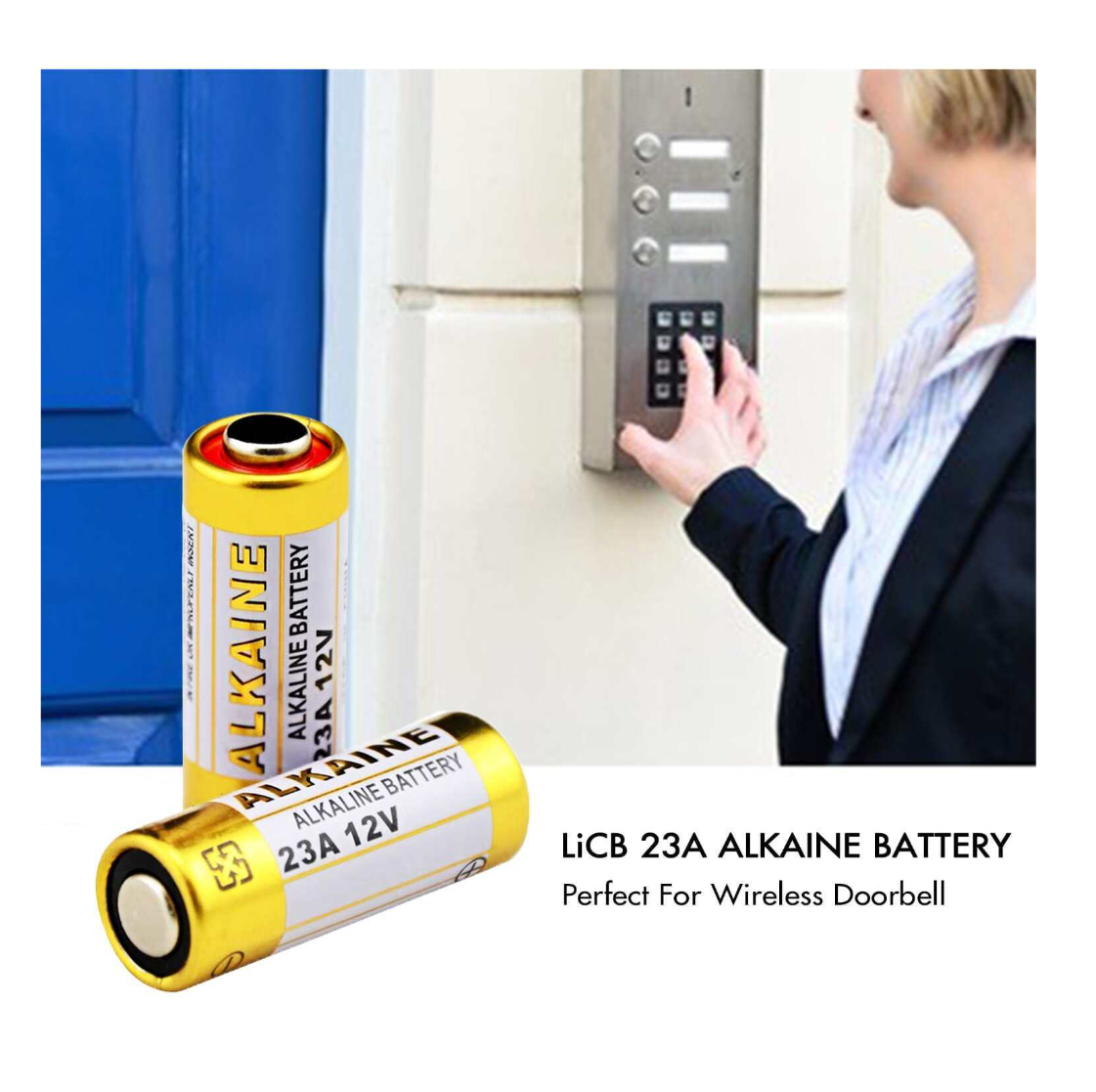 Power Pack: LiCB's 10-Pack of 12V 23AE Alkaline Batteries for Garage Door Openers & Ceiling Fan Remotes!