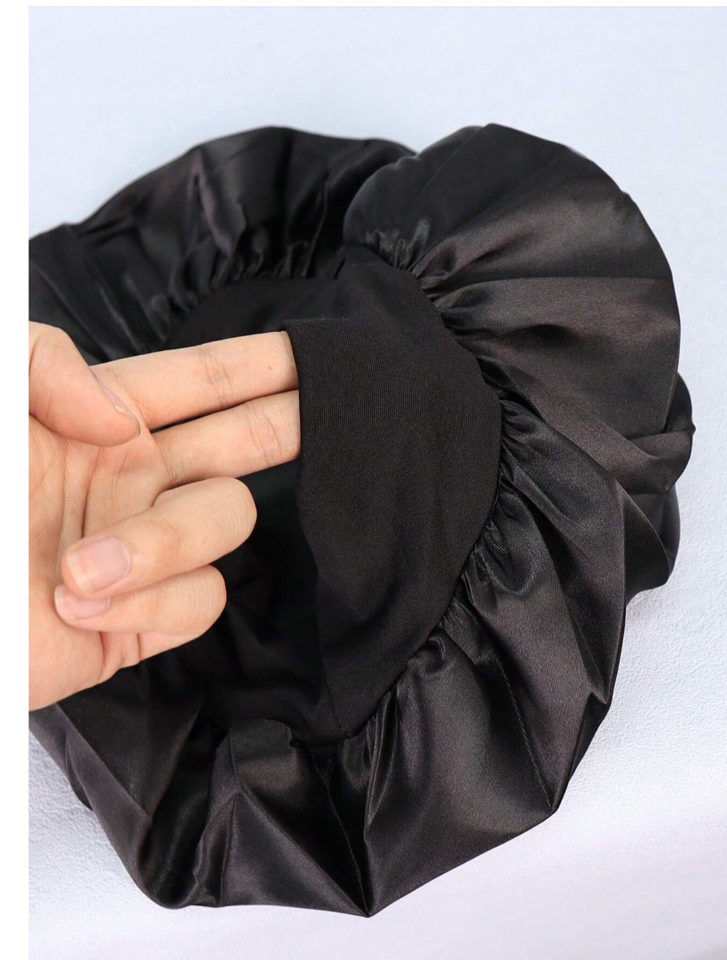 Satin Dreams: 1pc Silk Bonnet – Your Ultimate Sleeping Beauty Headwrap for Hair Protection and Style!