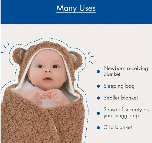 Cozy Cloud: Kids Baby Swaddle Blanket - Plush, Ultra-Soft Wrap for Newborns, Ideal Gift for Precious Boys and Girls