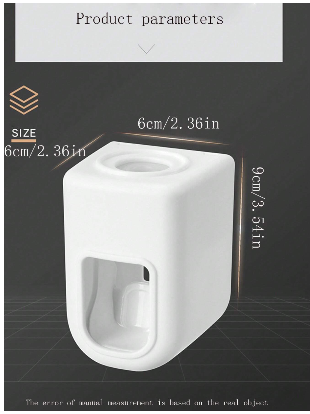 Effortless Elegance: Nordic Wall Mounted Automatic Toothpaste Dispenser – Drill-Free, Quantitative Extrusion, Minimalist Bathroom Design!