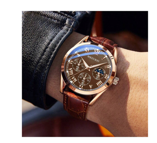 Timeless Elegance: Luxury Men's Business Wristwatch - The Perfect Gift for Every Man