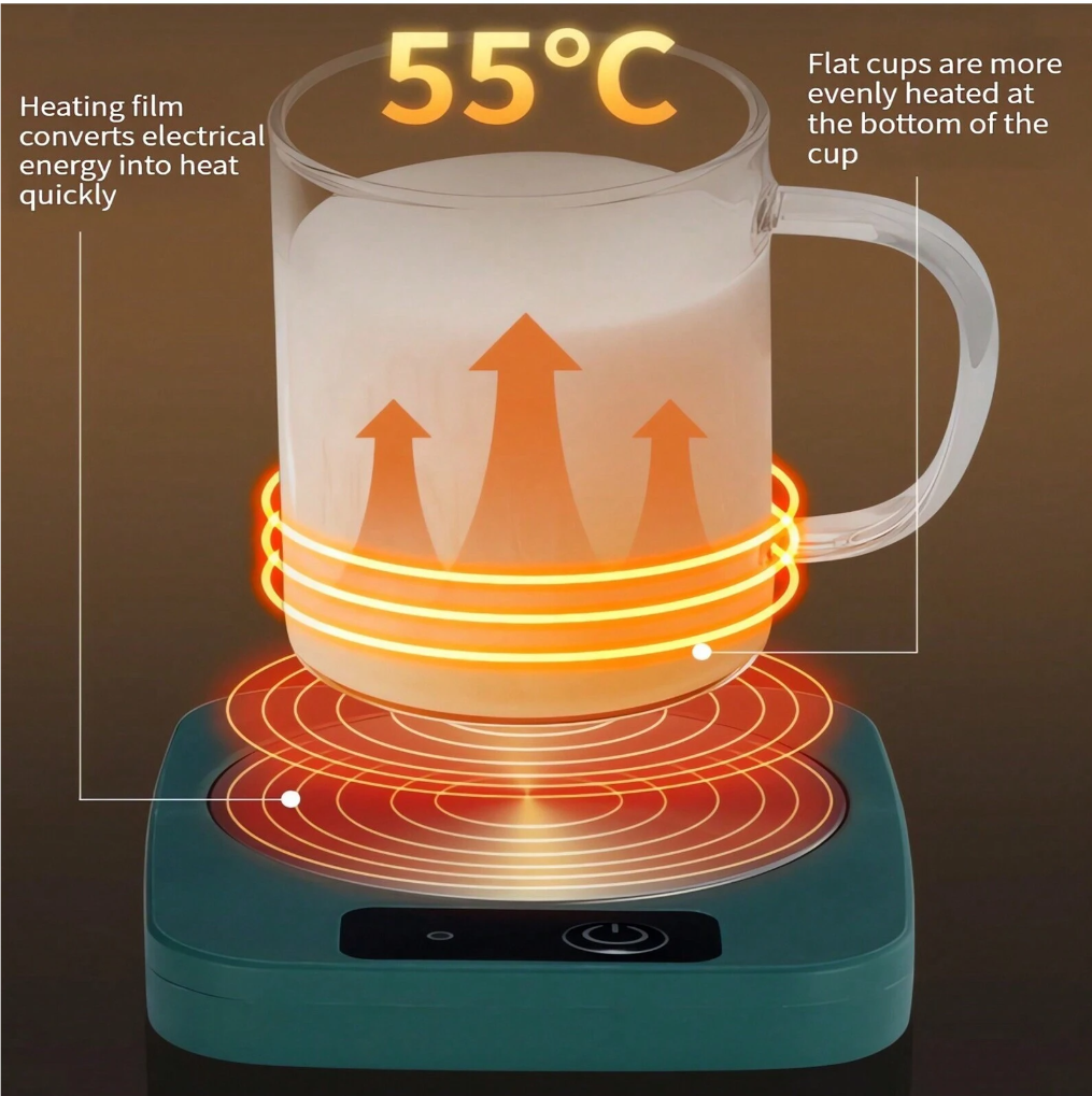 Sip in Style: 1pc Portable Cup Warmer - Elevate Your Coffee Experience with Electric Warmth for Your Favorite Beverages! (Cup Not Included)