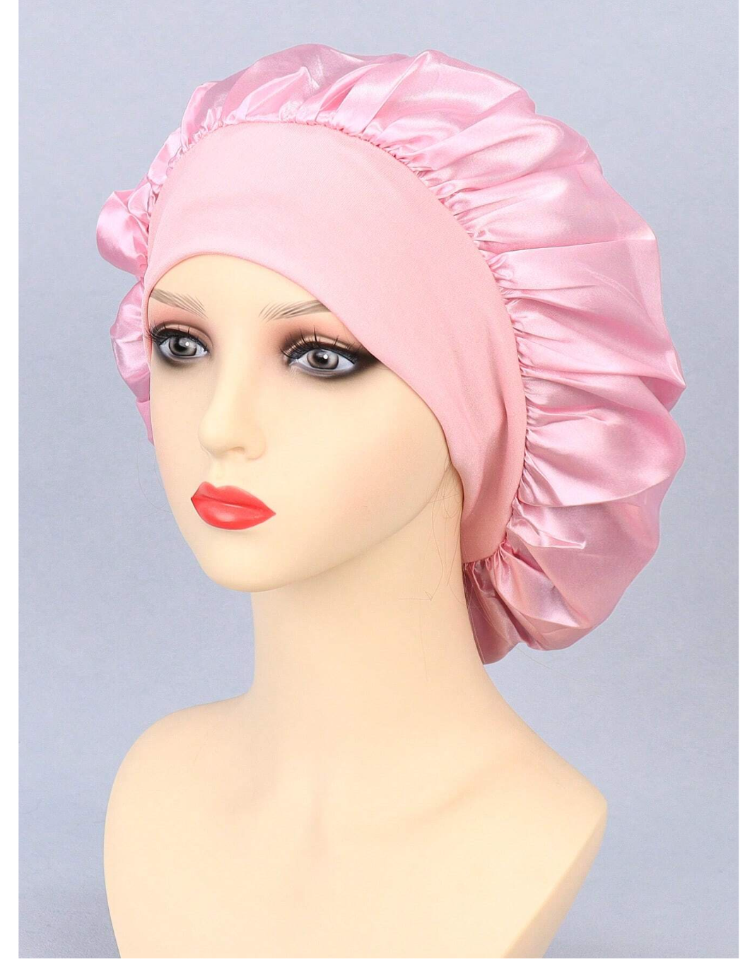 Satin Dreams: 1pc Silk Bonnet – Your Ultimate Sleeping Beauty Headwrap for Hair Protection and Style!