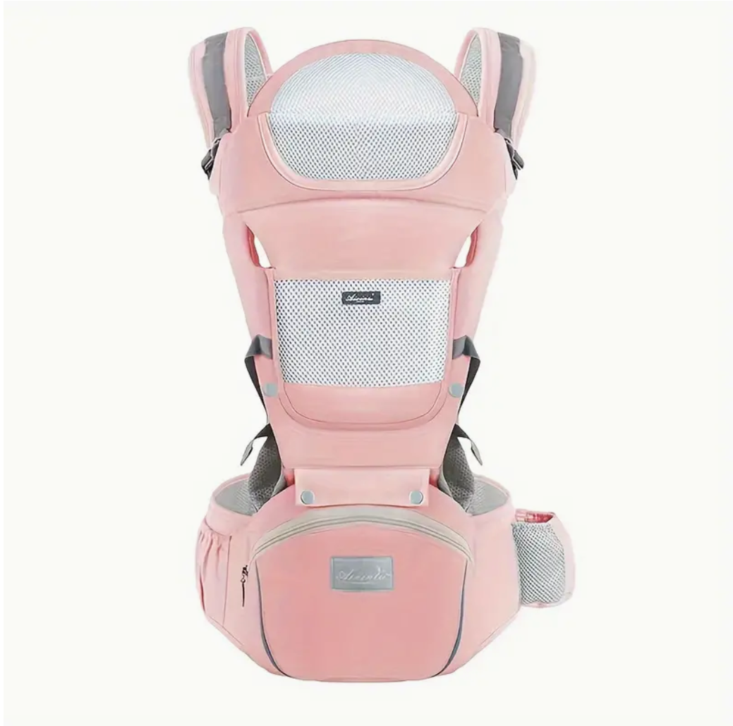 Ultimate Baby Bundle: Ergonomic Waist Stool with Storage, Kangaroo Shoulder Swaddle Sling, and More! The Perfect Holiday Gift for Babies 3-36 Months.