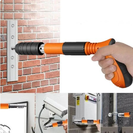 Craft with Precision: Integrated Air Nailer Nail Gun for Woodworking, Decoration, and DIY Home Installations - Your Essential Manual Riveting Tool