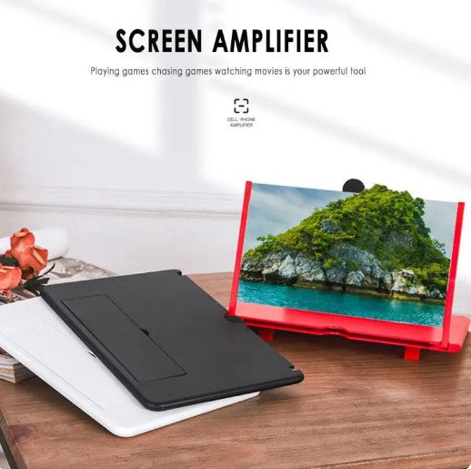 10 Inches 3D Mobile Phone Screen Magnifier: Your Portable Cinema Experience!