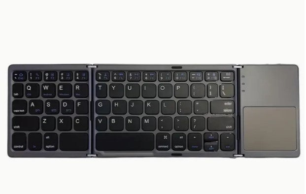 Tri-Fold Tranquility: Wireless Ultra-Thin Keyboard for Office & On-the-Go Computing Across Three Systems