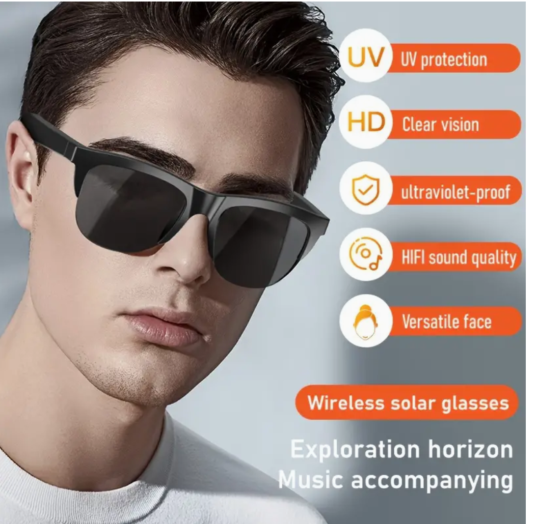 TechSpecs: Next-Gen Smart Wireless Sunglasses - Your Ultimate Multifunctional Companion!