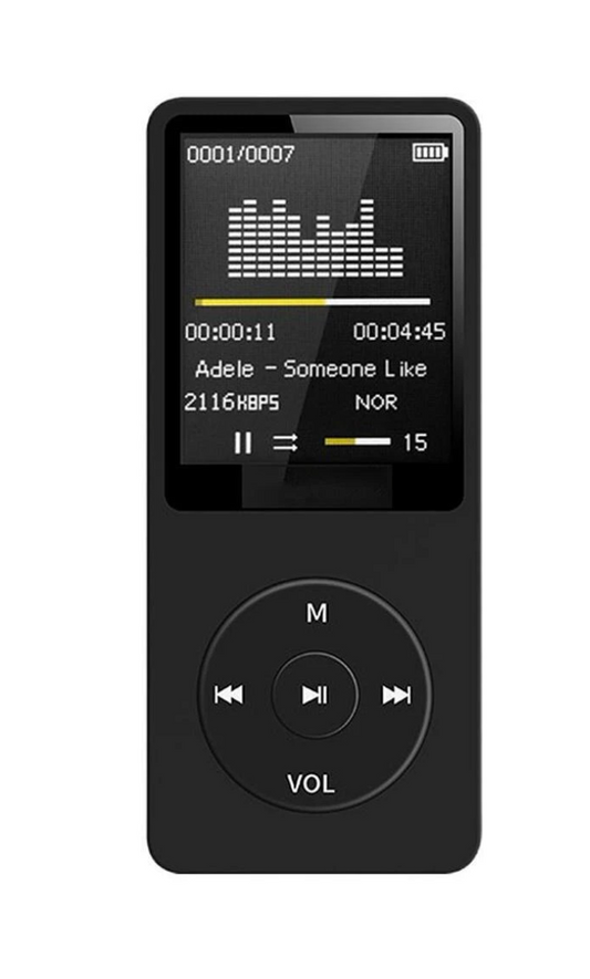 Soundscape Harmony: Bluetooth-Compatible MP3 Music Player – Lossless, Portable, FM Radio, Ultra-Thin Design, Student MP3 Recorder!