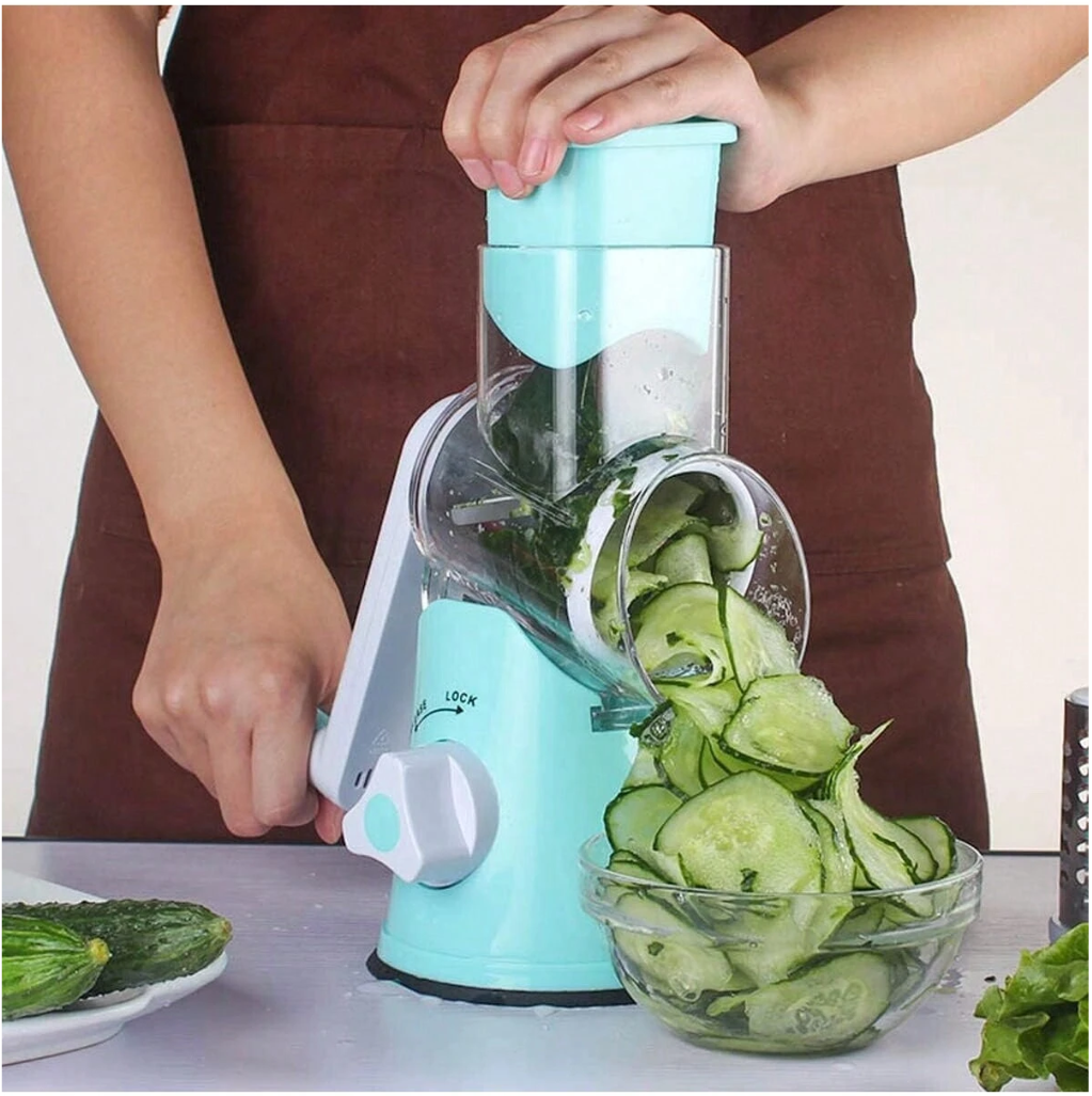 Slice, Dice, Grate, and More! Unleash Culinary Creativity with the 4-in-1 Vegetable Cutter Set – Your Ultimate Kitchen Marvel!