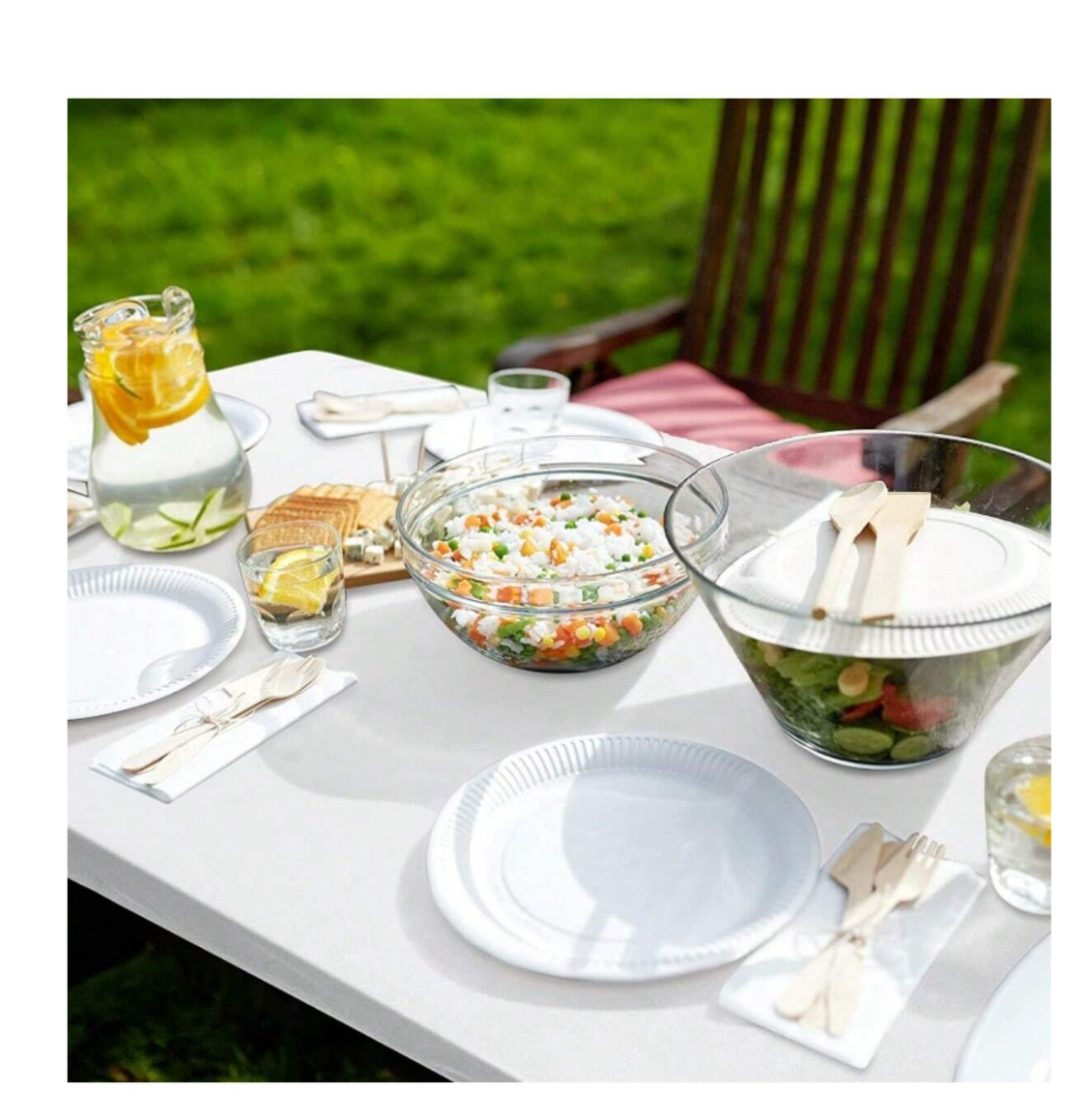Chic Convenience: 1pc Washable Rectangular Tablecloth – Perfect for Outdoor Parties, Camping, and Effortless Elegance! 🌿🍽️ #OutdoorTableStyle