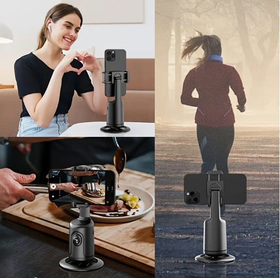Smart Selfie Evolution: Auto Tracking Phone Holder for Effortless Vlogs, Live Streams & Perfect Shots - Your All-in-One Camera Robot Companion