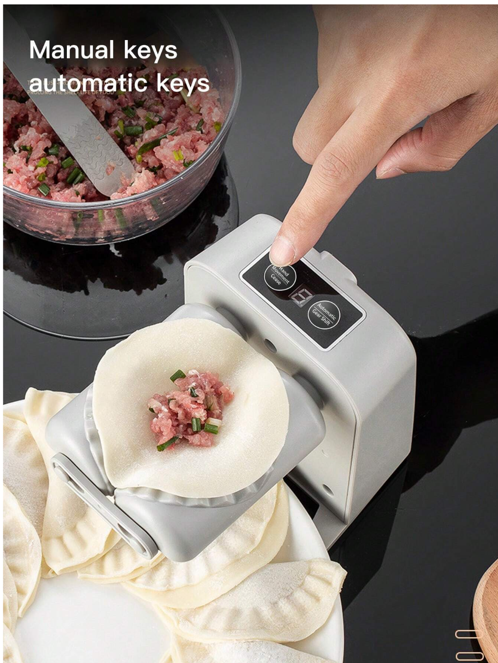 Dumpling Delight: USB Rechargeable Electric Dumpling Maker for Effortless Creations