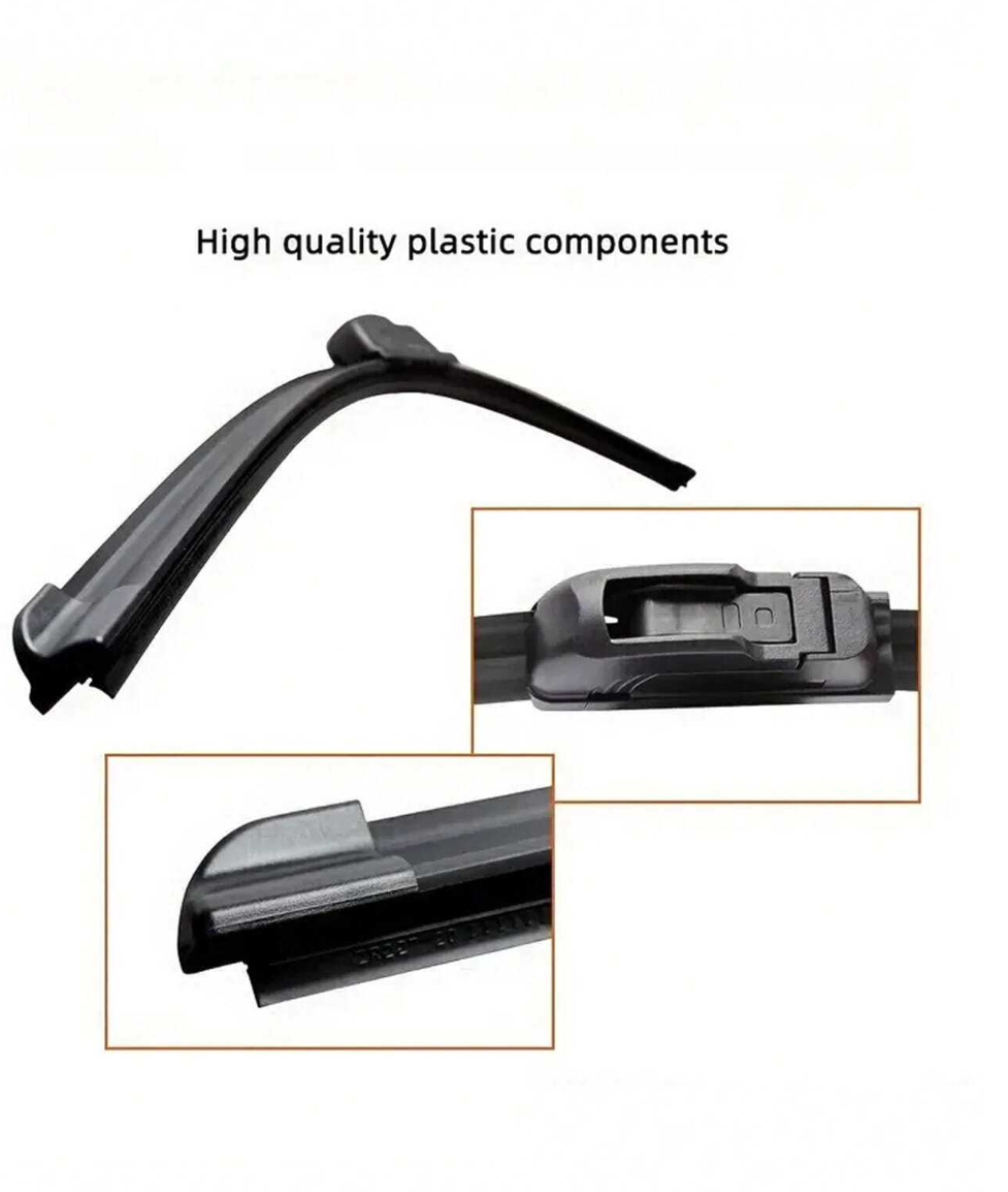 Smooth Glide: 2pcs 22" U-Type Boneless Car Wiper Strip - Effortless Auto Maintenance!