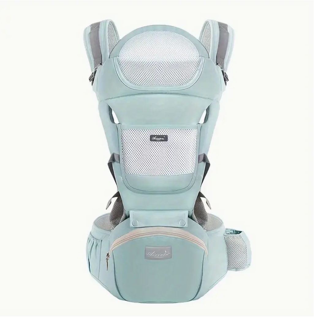 Ultimate Baby Bundle: Ergonomic Waist Stool with Storage, Kangaroo Shoulder Swaddle Sling, and More! The Perfect Holiday Gift for Babies 3-36 Months.