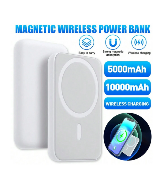 Power in Your Pocket: Wireless Mini Magnetic Power Bank – 15W PD Fast Charging, LED Indicator, Compact and Ready for iPhone 15 to Pro Max!