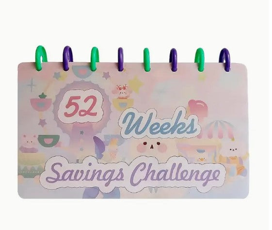 "Thrifty Treasures: 52-Week Savings Challenge Binder with Cash Envelopes - Your Reusable Budget Book for Smart Money Management and Gifting!"