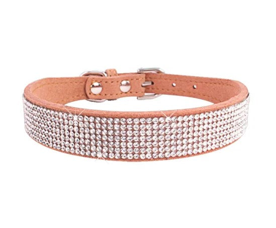 Dazzling Glamour for Your Furry Friend: Crystal Glitter Rhinestone Pet Collar