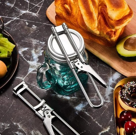 Screw Cap Master: Adjustable Stainless Steel Jar Opener