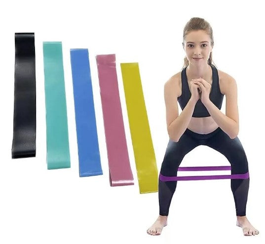 "Elastic Power: Home Fitness Resistance Bands for Versatile Workouts"