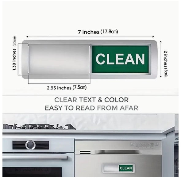 "Clean or Dirty? Let the Dishwasher Magnet Decide!"