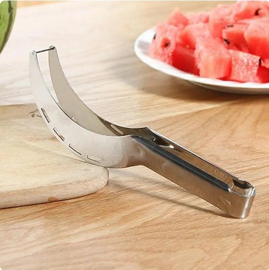 Slice and Savor: Stainless Steel Watermelon Windmill Cutter