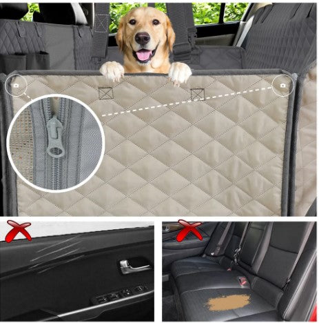 PETRAVEL Dog Car Seat Cover Waterproof Pet Travel Dog Carrier Hammock Car Rear Back Seat Protector Mat Safety Carrier For Dogs