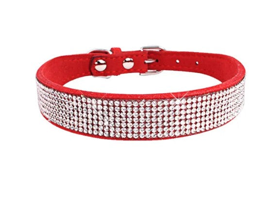 Dazzling Glamour for Your Furry Friend: Crystal Glitter Rhinestone Pet Collar